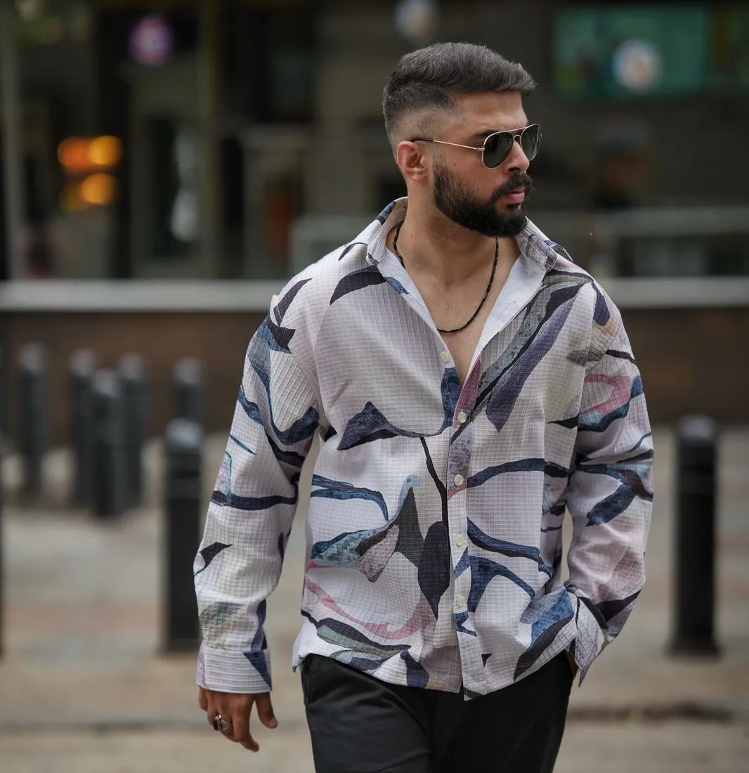 Portrait in a street look